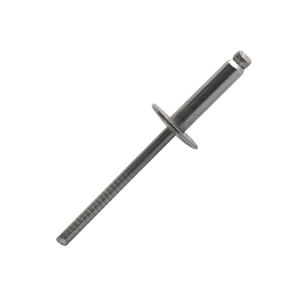500 rivets standards à inox A2/inox A2 à tête extra large à Ø4,8x10,5mm - SCELL-IT - BTX4810-BC