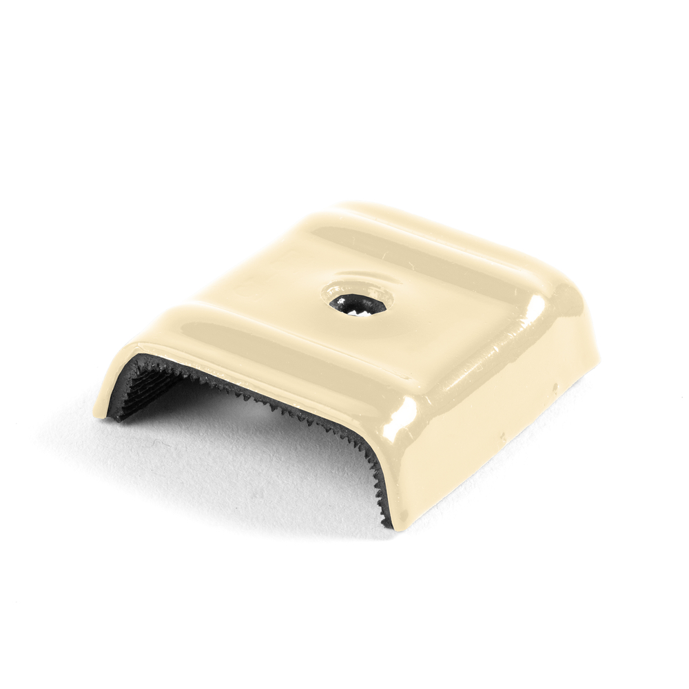 100 TRAPEZO-E - Cavalier bac acier - sommet de nervure type E1 - RAL1015 - SCELL-IT - CAV-TE1-1015