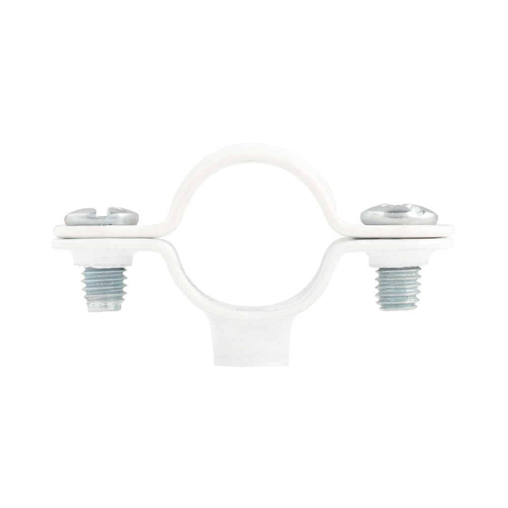 100 colliers de plomberie simples blancs - Ø14 - SCELL-IT - COLBL14