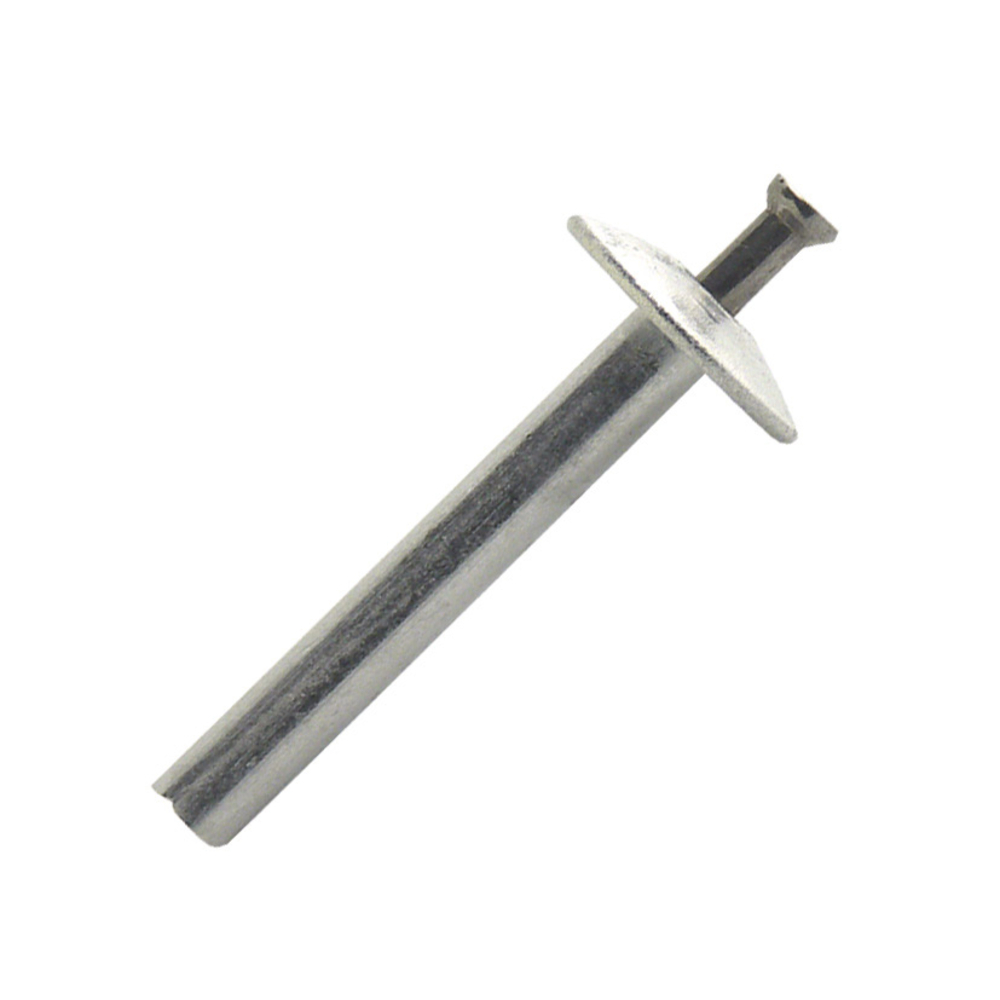 500 rivets expansés à frapper à aluminium/inox A2 à tête large à Ø4,8x16mm - SCELL-IT - DNX4816-BC