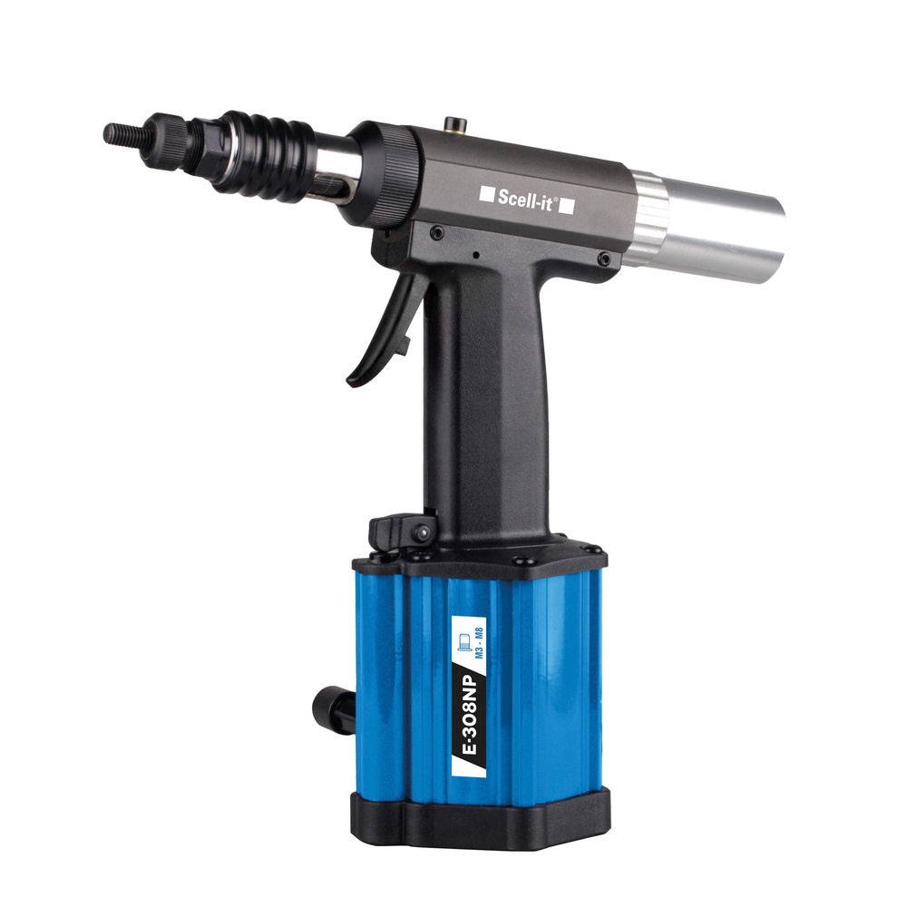 1 sertisseuse oleo-pneumatique pour ecrous aveugles M3 à M8 à gamme essential - SCELL-IT - E-308NP