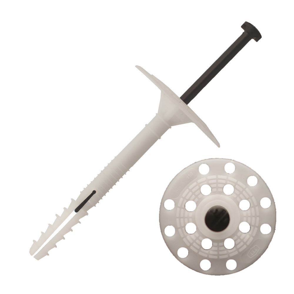200 fixations d'isolant rigide à frapper - clou polyamide - Ø10x180mm - SCELL-IT - FI10180
