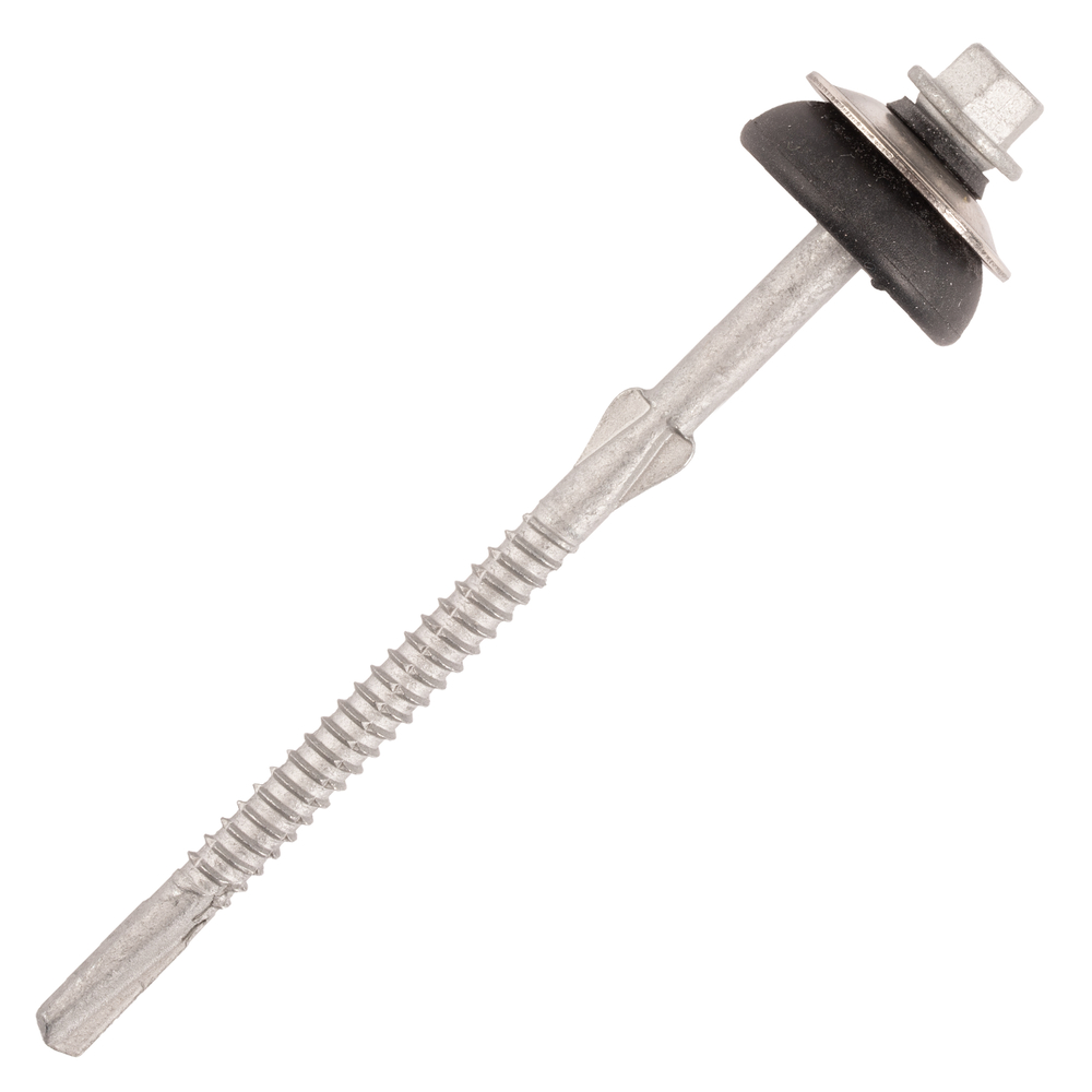 100 Vis fibres-ciment - sommet d'onde - support métal IPN - TH8-6,3x110mm - SCELL-IT - FTP-63110