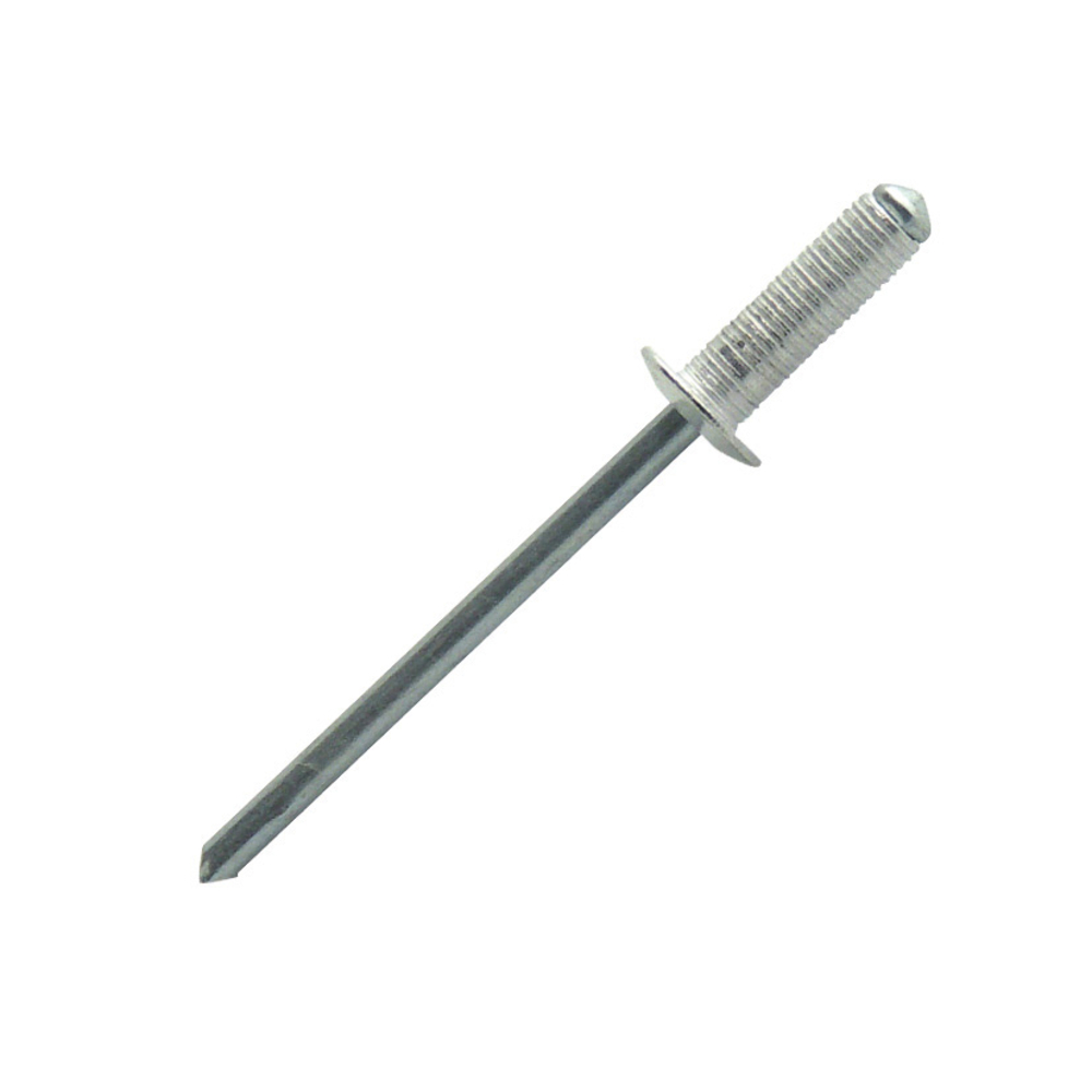 500 rivets cannelés à aluminium/acier à tête plate à Ø4,8x16mm - SCELL-IT - GD4816-BC