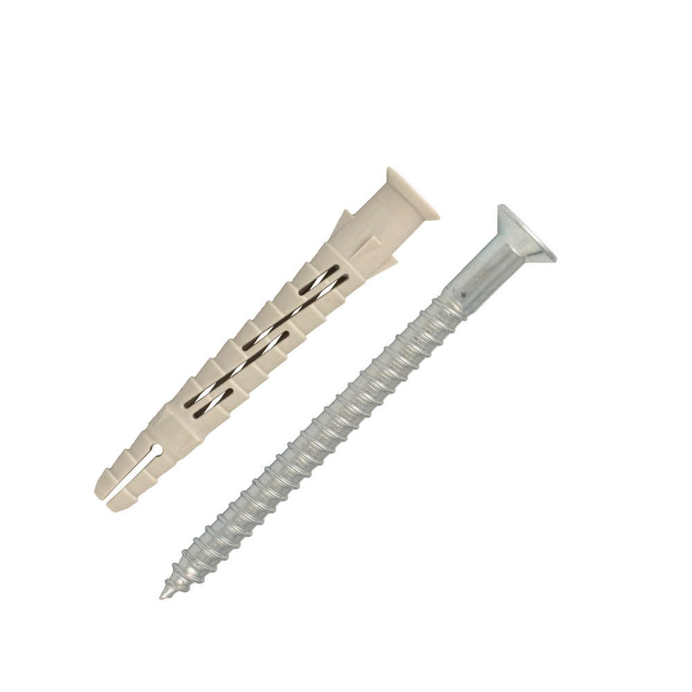 50 chevilles longue expansion nylon - vis tf - acier zingué - Ø10x100mm - SCELL-IT - G-L10100-BC