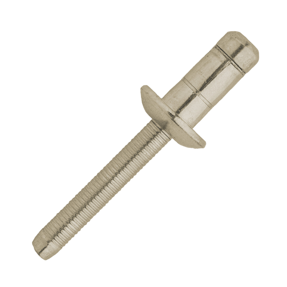 250 rivets de structure Hyperiv à inox A2/inox A2 à tête plate à Ø6,4x10,5mm - SCELL-IT - HPTD64100-BC
