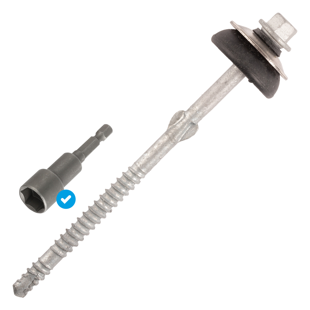 Kit fixation plaques fibrociment sur support bois - 70 vis - SCELL-IT - K3COUV70