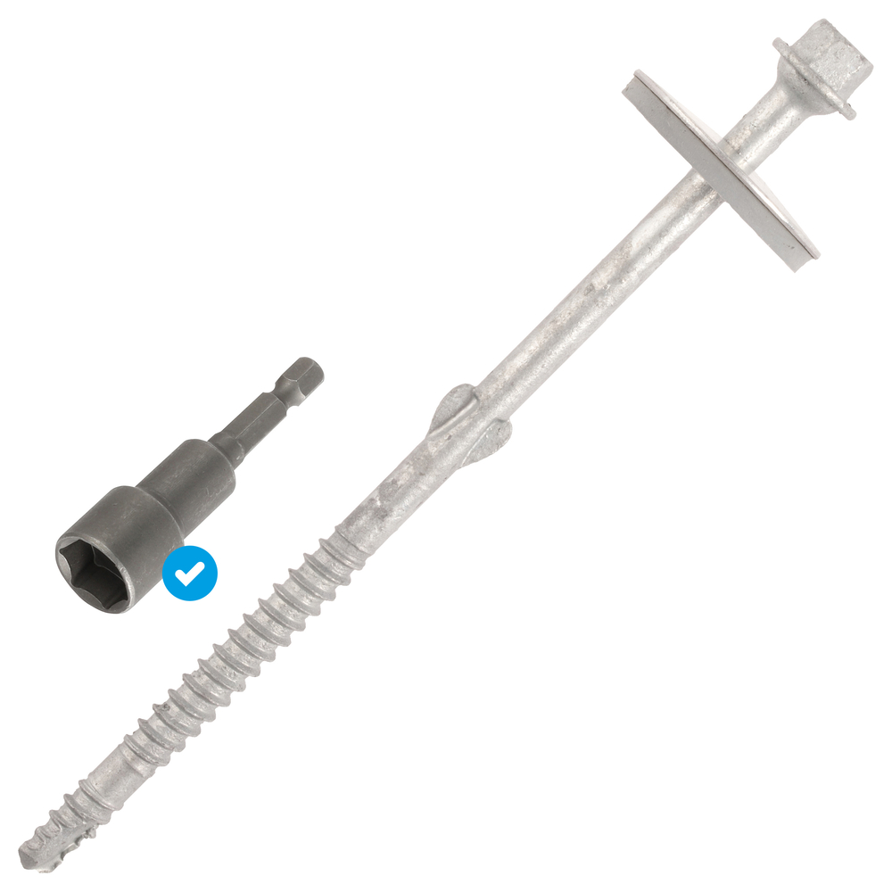 Kit fixation plaques fibrociment sous-tuiles sur support bois - 70 vis - SCELL-IT - K4COUV70