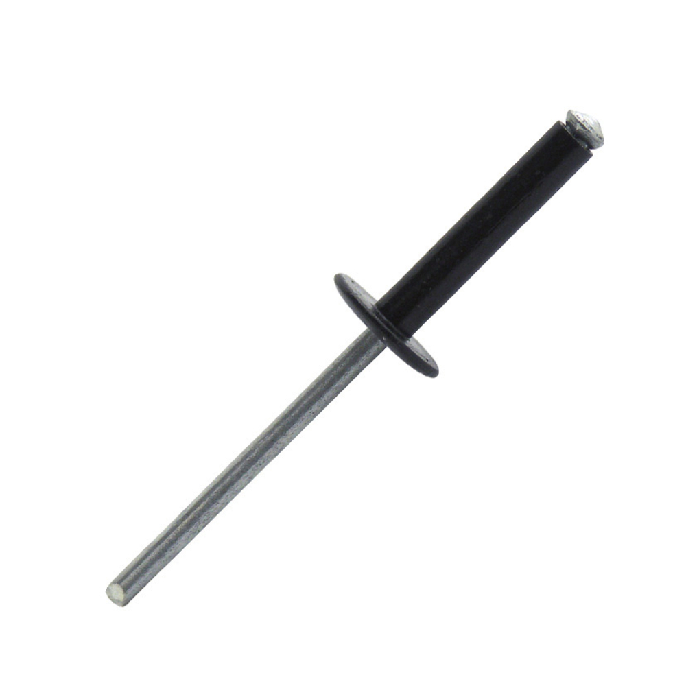 250 rivets éclatés à aluminium/acier à tête large à RAL9006 à Ø4,8x20mm - SCELL-IT - PBL4820-BC