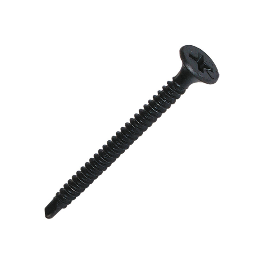1000 vis autop. pour plaque de plâtre acier phosphaté tête trompette - Ø3,5x25mm - SCELL-IT - PTF35025