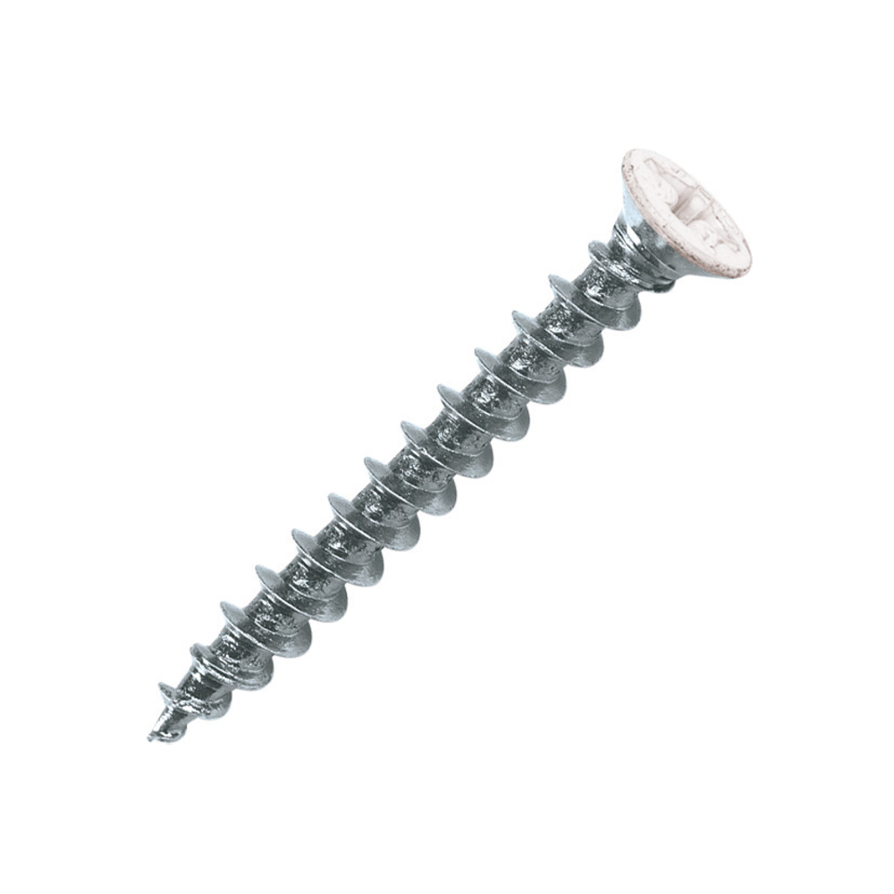 1000 vis menuiserie PVC - ezp - tf 120° laquée blanc RAL9016 - Ø4,2x16mm - SCELL-IT - PVCPW42016