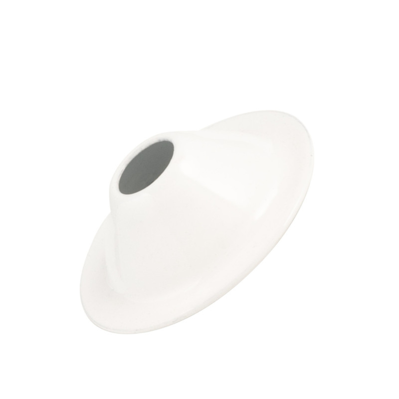 Rosace d'écartement ATLAS acier laqué blanc D42  - Lot de 100 SCELL-IT - ROSBL24