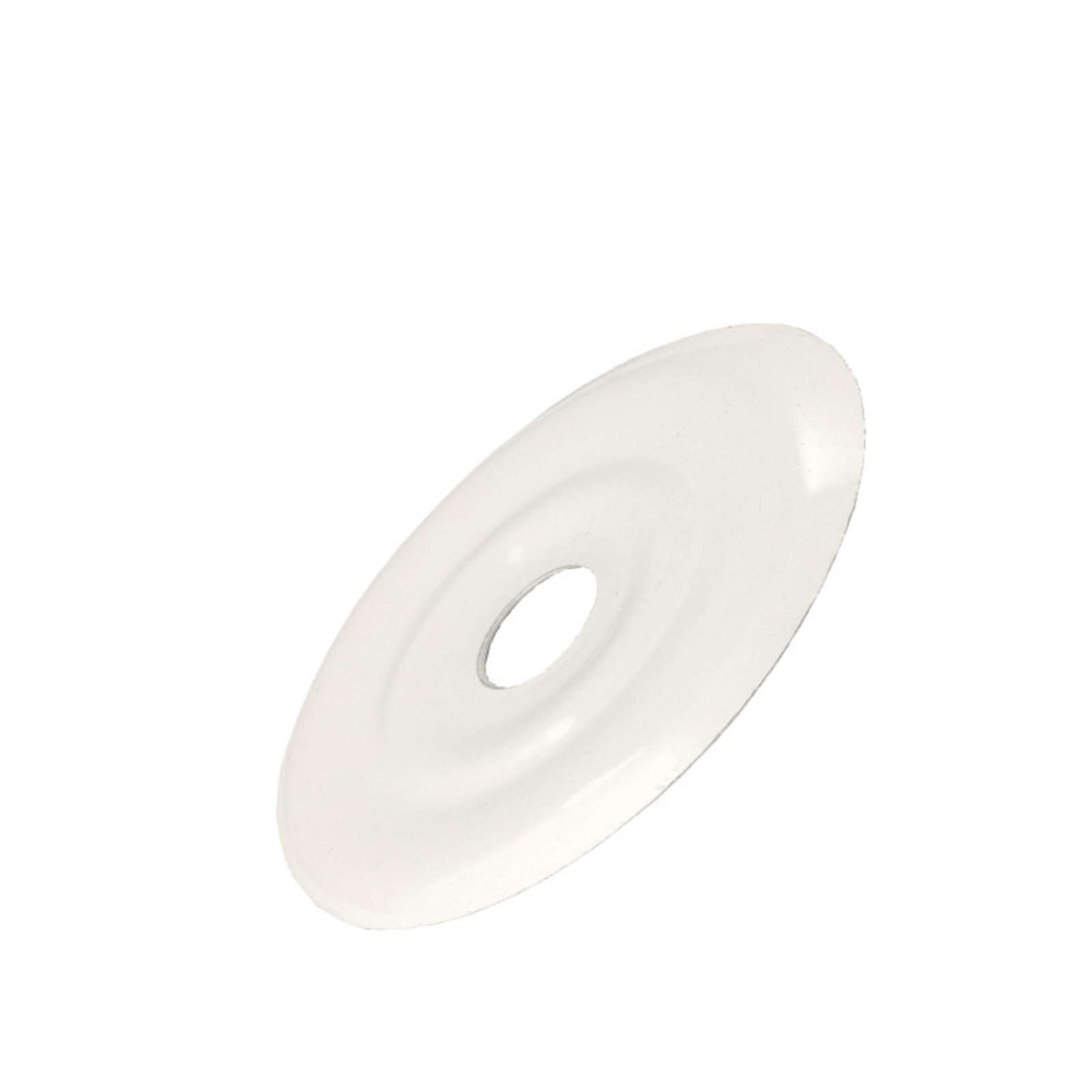 Rosaces plate ATLAS acier laqué blanc Diamètre 32  - Lot de 100 SCELL-IT - ROSPBL30