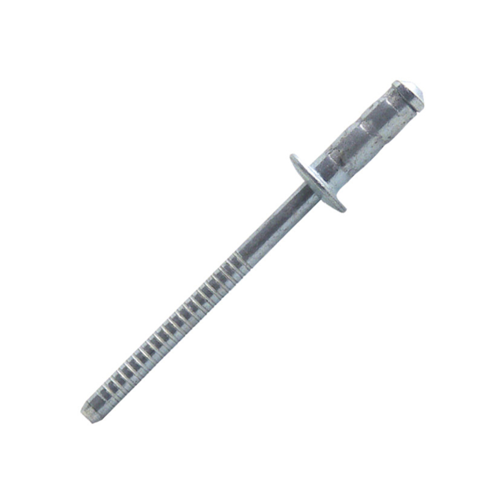 500 rivets multi-serrage à acier/acier à tête plate à Ø4,8x17,5mm - SCELL-IT - SFD4817-BC