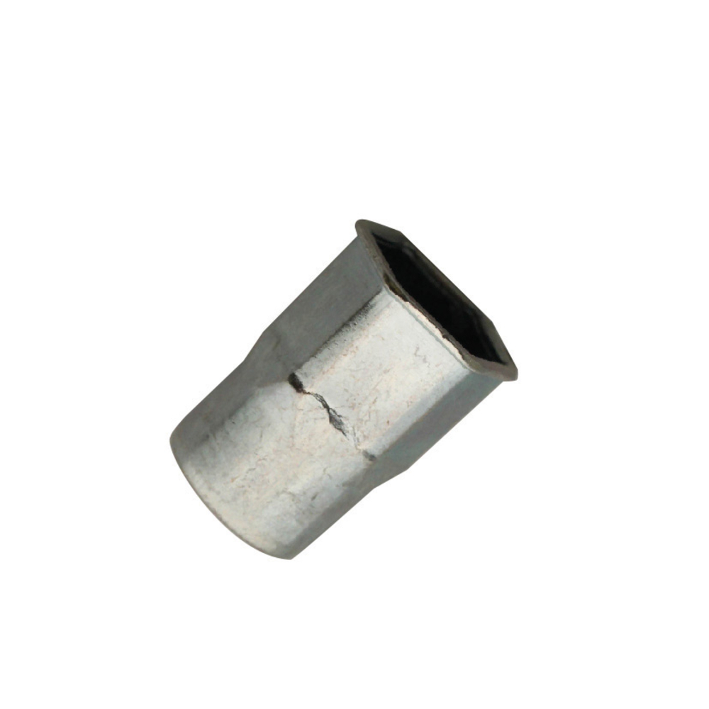 500 écrous semi hexagonal borgne à acier à tête réduite 90° à M5x18mm - SCELL-IT - SHCBR0525