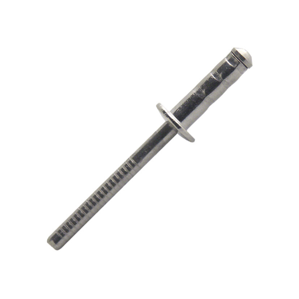 500 rivets multi-serrage à inox A2/inox A2 à tête plate à Ø4,8x12mm - SCELL-IT - UTD4812-BC