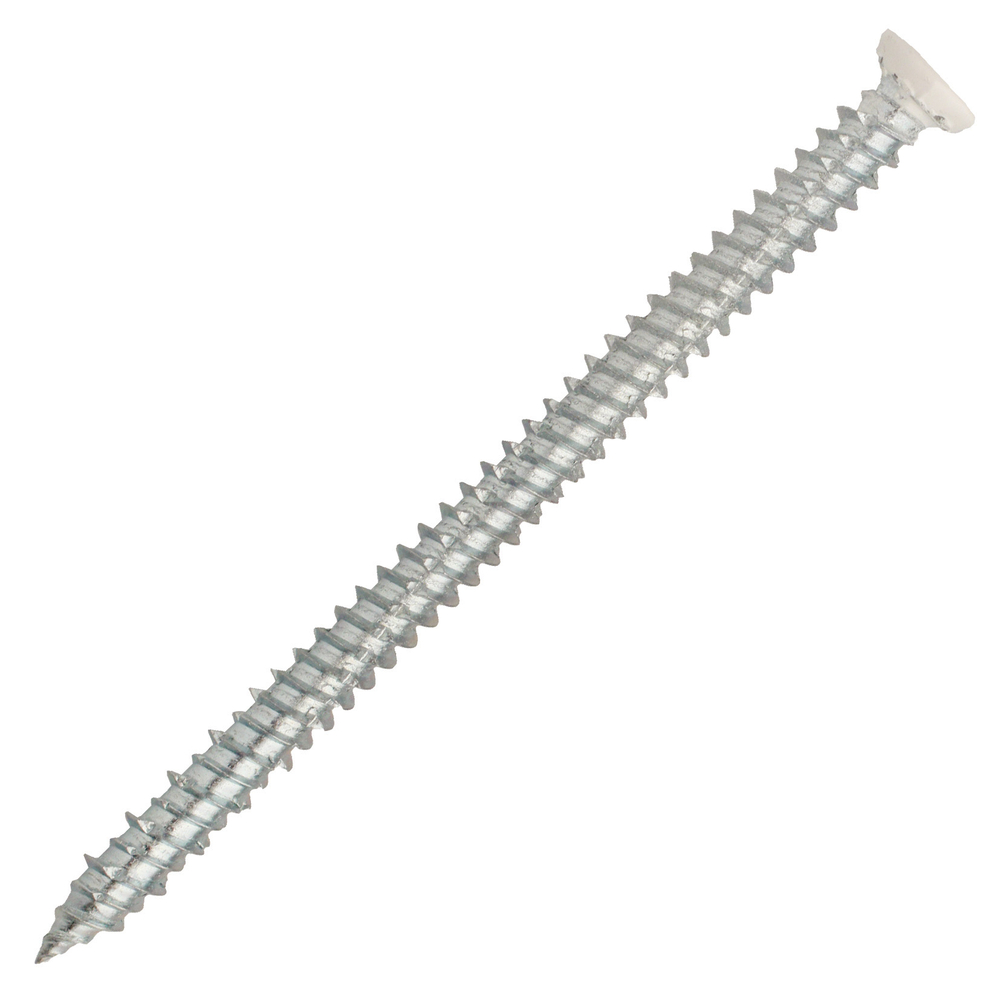 100 vis de fixation directe huisserie - tf laquée blanc - ezp - Ø7,5x60mm - SCELL-IT - VFD75060F