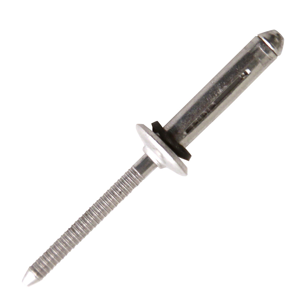 500 rivets étoilés à alu/alu à tête plate à rondelle d'étanchéité à Ø5,2x29mm - SCELL-IT - WED5229-BC