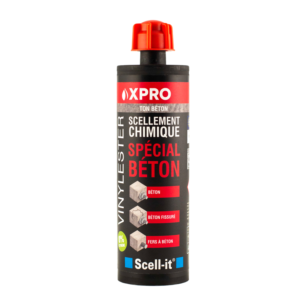 Scellement chimique 100% certifié - SCELL-IT - X-PRO160