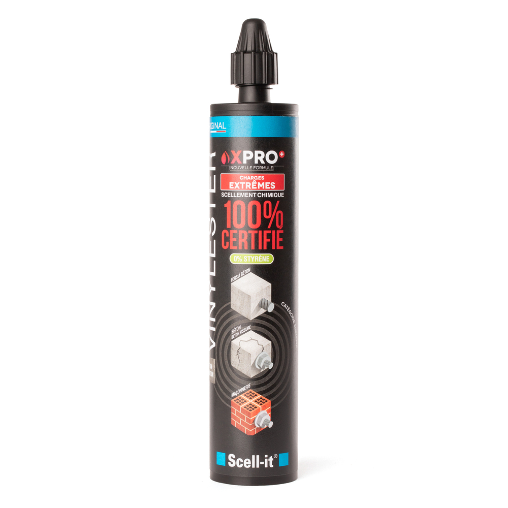Scellement chimique 100% certifié - SCELL-IT - X-PRO300