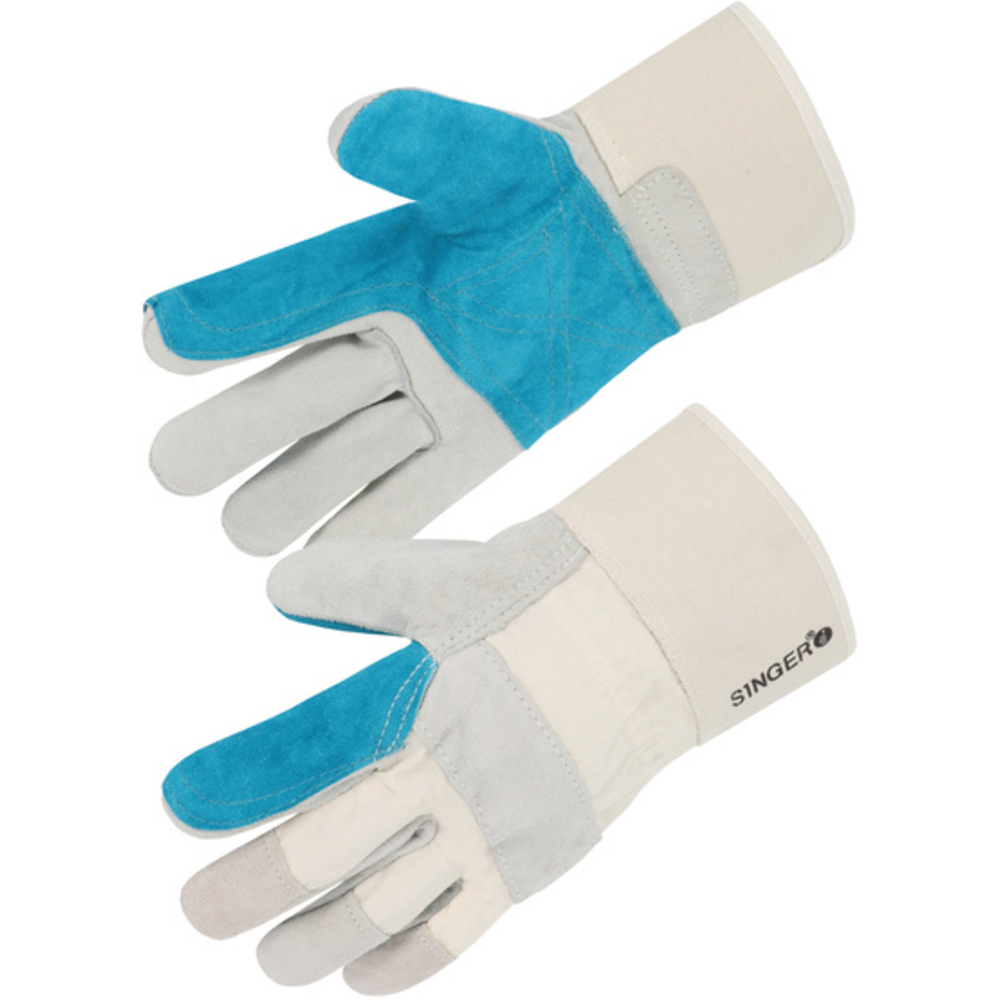 Gant type docker Paumecroûte de bovin Renfort croûte verte T10 - SINGER - 501SGRSVJ