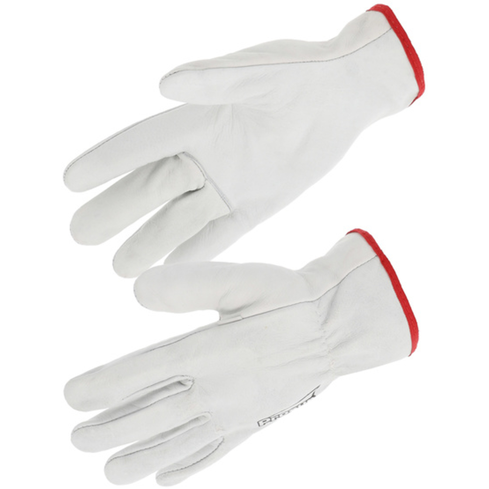Gant cuir tout fleur bovin naturel Serrage élastique - SINGER - 50F