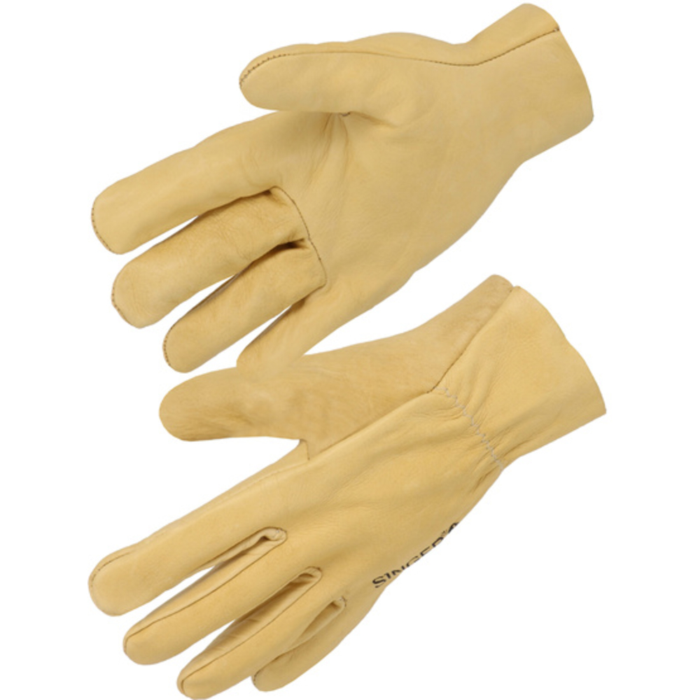 Gant tout fleur bovin beige souple Serrage élastique - SINGER - 50GB