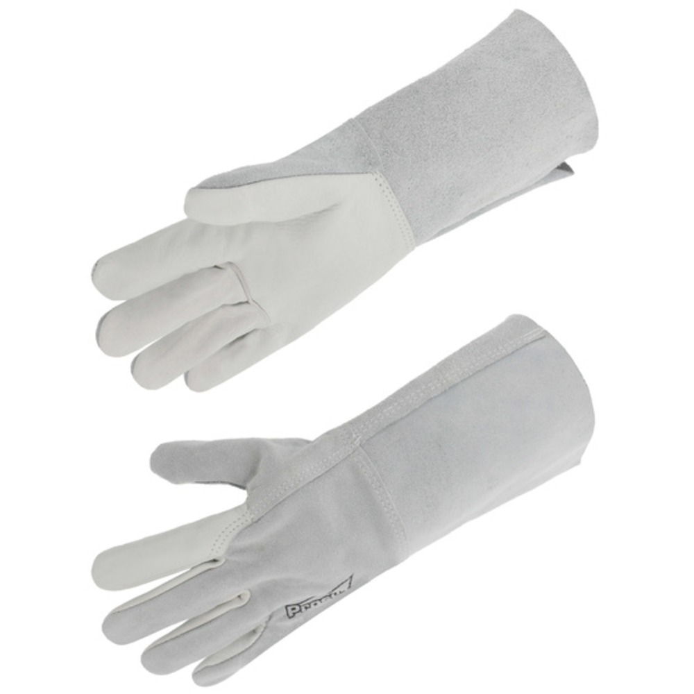 Gant paume fleur bovin Dos croûte Manchette croûte 15 cm T10 - SINGER - 51EFC15