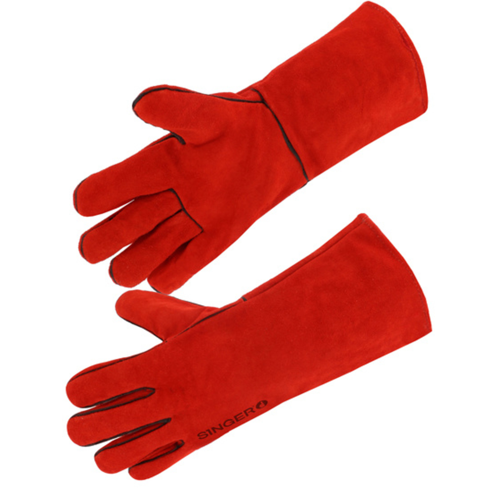 Gant tout croûte de bovin Entièrement doublé coton 35 cm T10 - SINGER - 51SIREP15