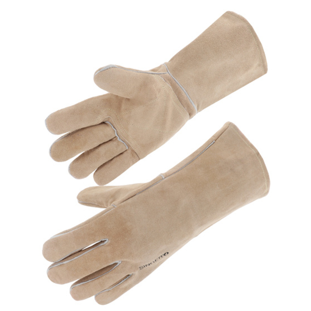 Gant tout croûte bovin Renforcé Doublécoton 35 cm Cousu fil aramide - SINGER - 51SOUD