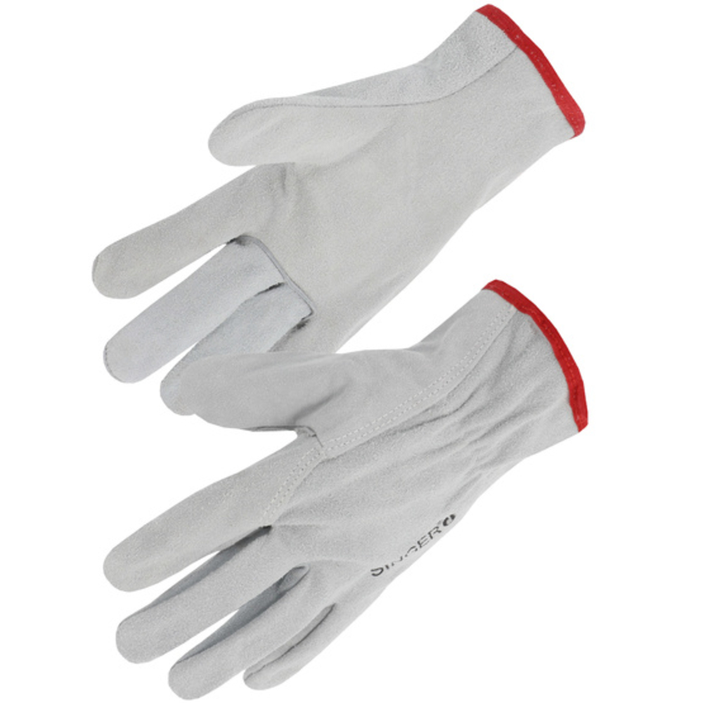 Gant cuir tout croûte bovin naturel Serrage elastique - SINGER - 56S00