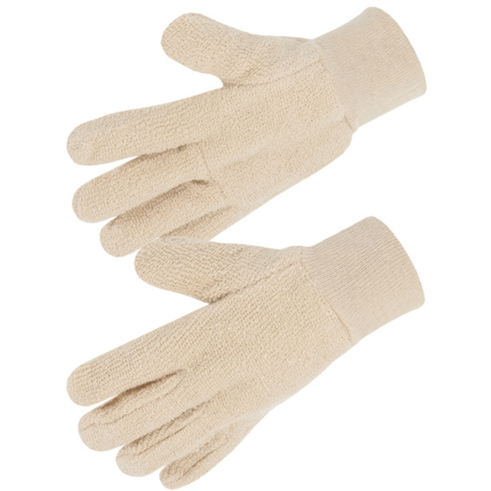 Gant coton bouclette moyenne Poignet tricot - SINGER - 700BM