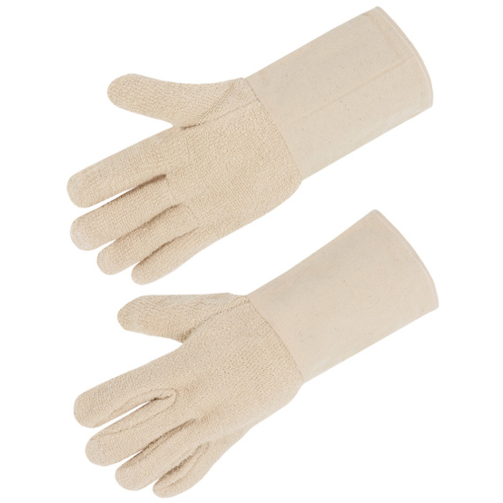 Gant coton bouclette moyenne Manchette toile de 15 cm - SINGER - 700BM15T