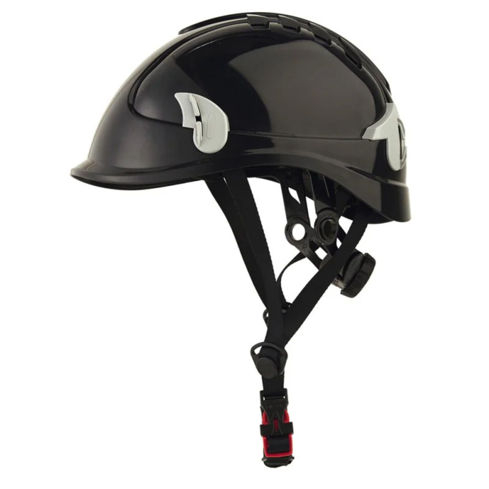 Casque monteur ventilé + jugulaire noir SINGER - ALPINBK