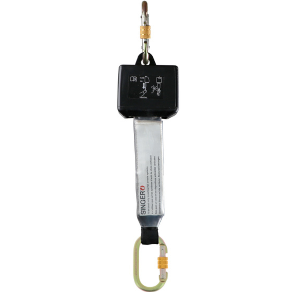 Longe rétractable avec carter enrouleurLongueur maximum 250 m - SINGER - ARAPRO