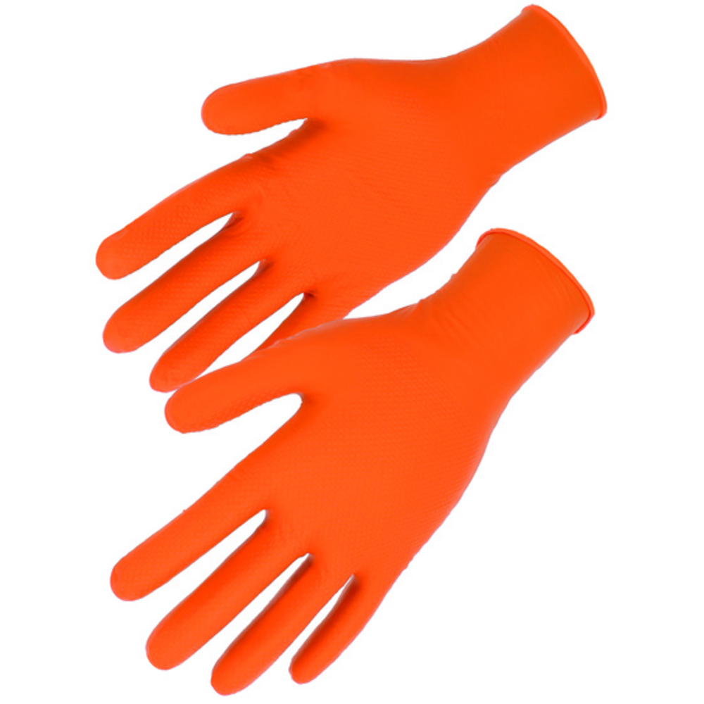 Gant nitrile Boîte de 100 gants Finition gaufrée - SINGER - AUU7000
