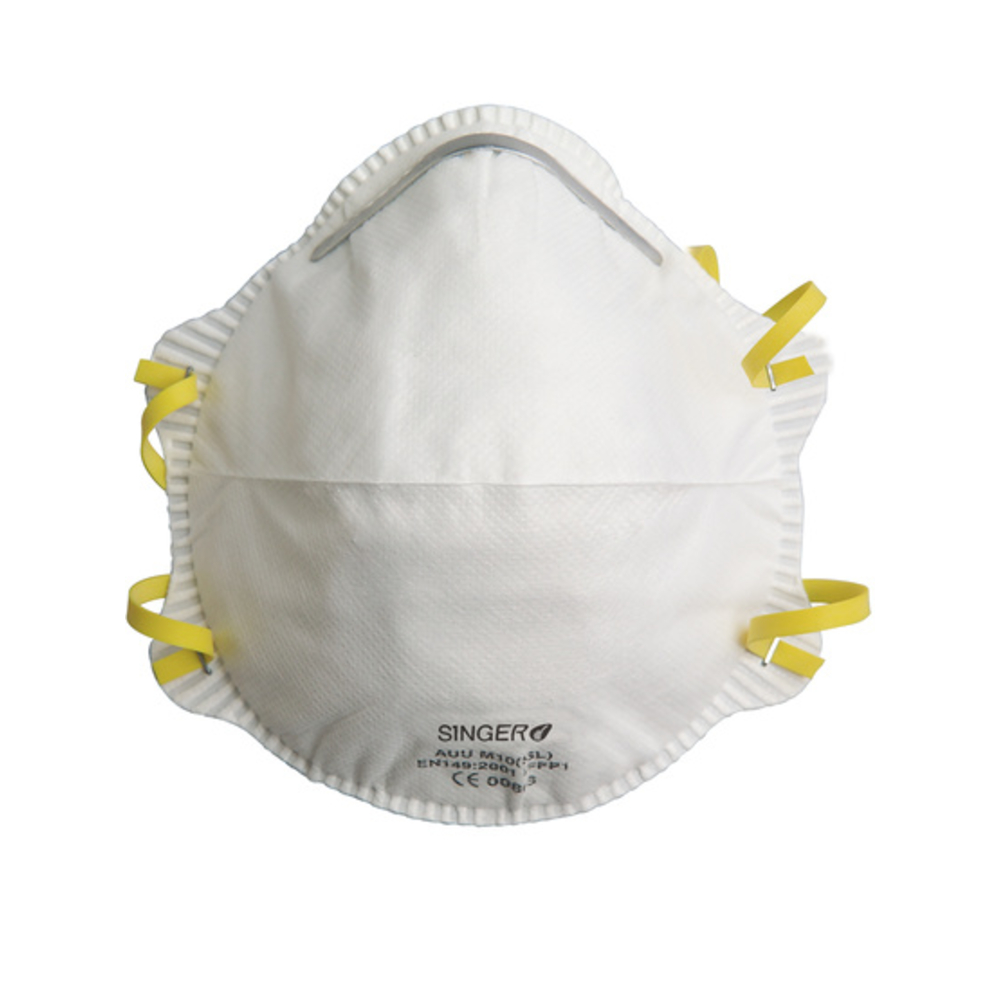 Demi-masque classique FFP1 NR D - Lot de 20 - SINGER - AUUM10SL