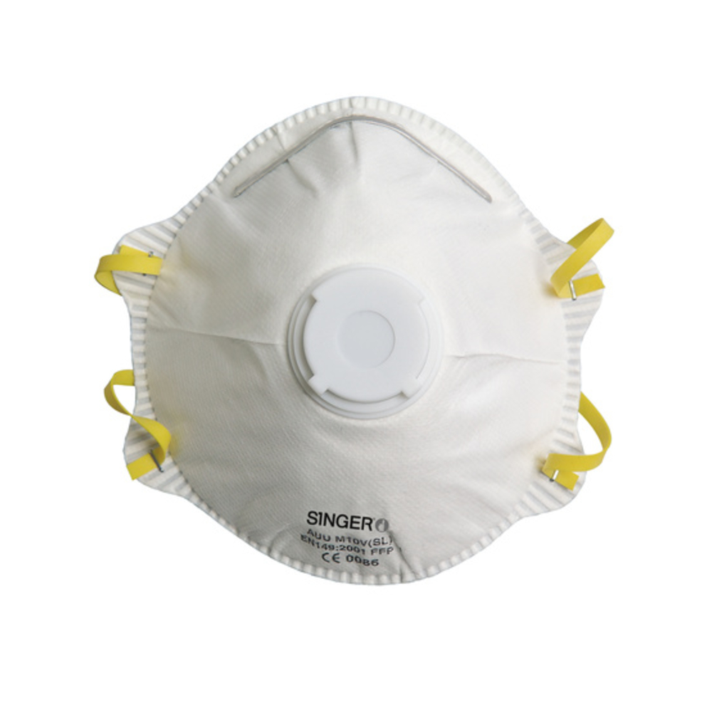 Demi-masque classique Valve FFP1 NR D- Lot de 10 - SINGER - AUUM10VSL