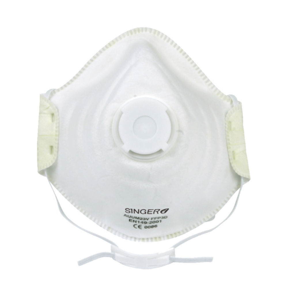 Demi-masque confort Valve FFP3 NR D - Lot de 10 - SINGER - AUUM23V