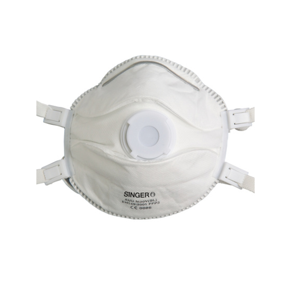 Demi-masque classique Valve FFP3 NR DBoîte de 5 pièces - SINGER - AUUM30VSL