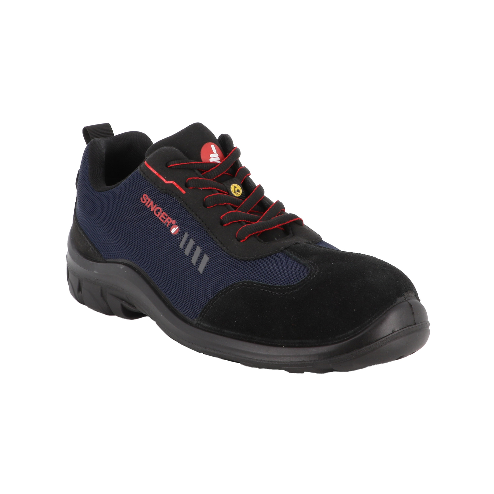 Chaussure basse de sécurité bleu marine S1 P SR FO ESD - SINGER - AVILA