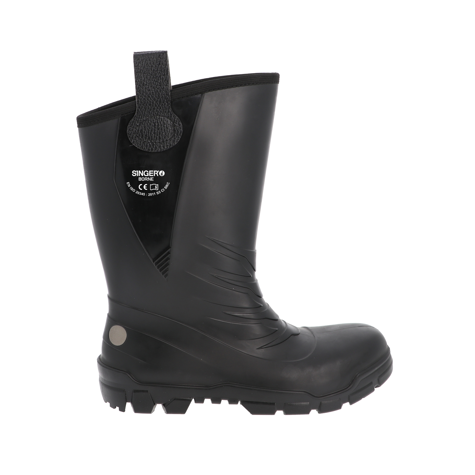 Botte de sécurité PVC nitrile noire S5 FO CI SR - SINGER - BORNE
