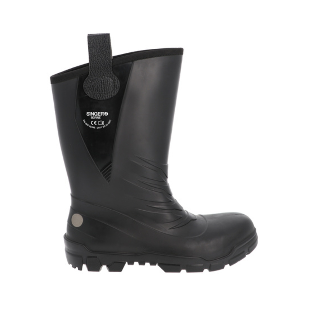Botte de sécurité hiver S5 FO CI SR Tige PVC/nitrile Fourrure polyester - SINGER - BORNE