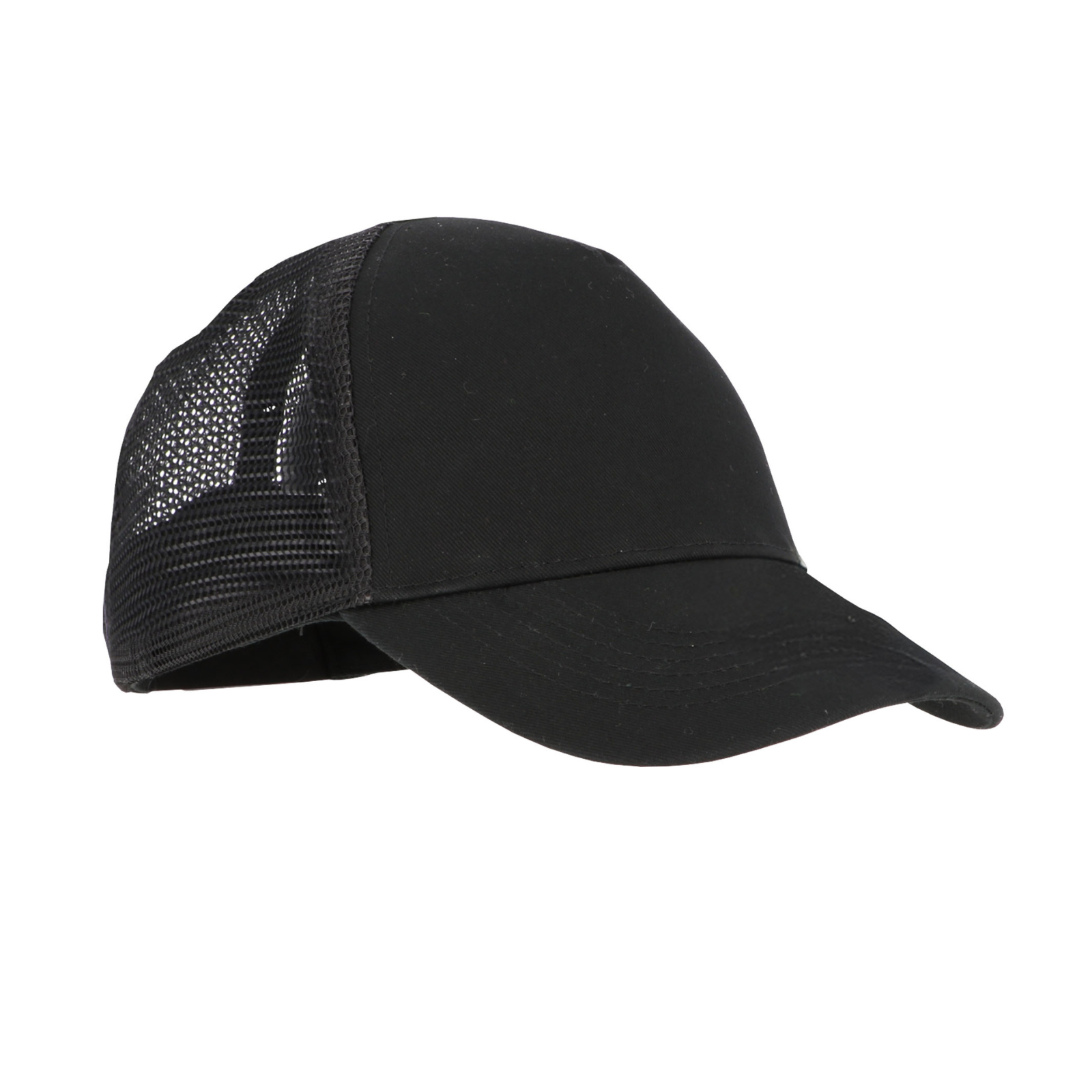 Casquette coton été noir SINGER - CAPMESH
