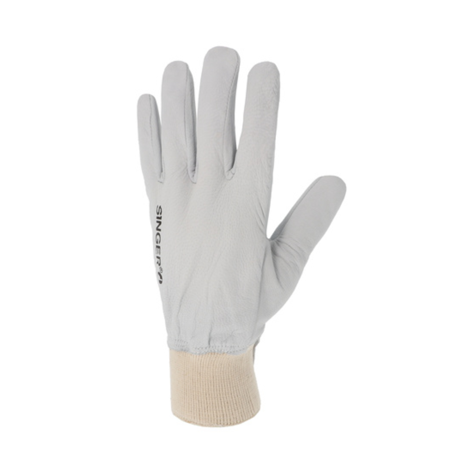 Gant tout cuir chèvre poignet élastique SINGER - CCHV114