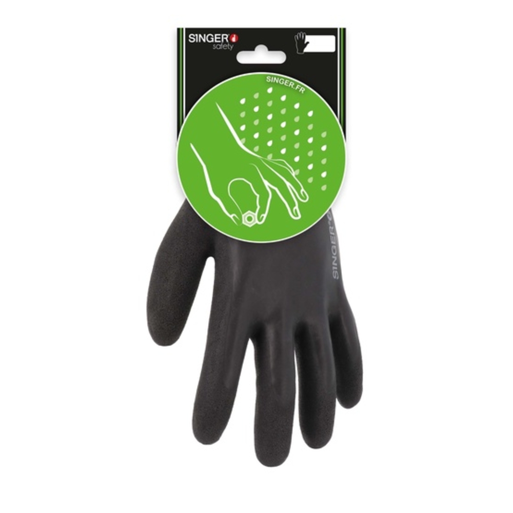 Gants nylon enduits latex double couche - SINGER - CLAT157
