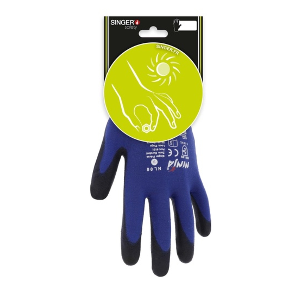 Gant NINJA LITE Enduit PU Support polyamide Jauge 18 - SINGER - CNL00