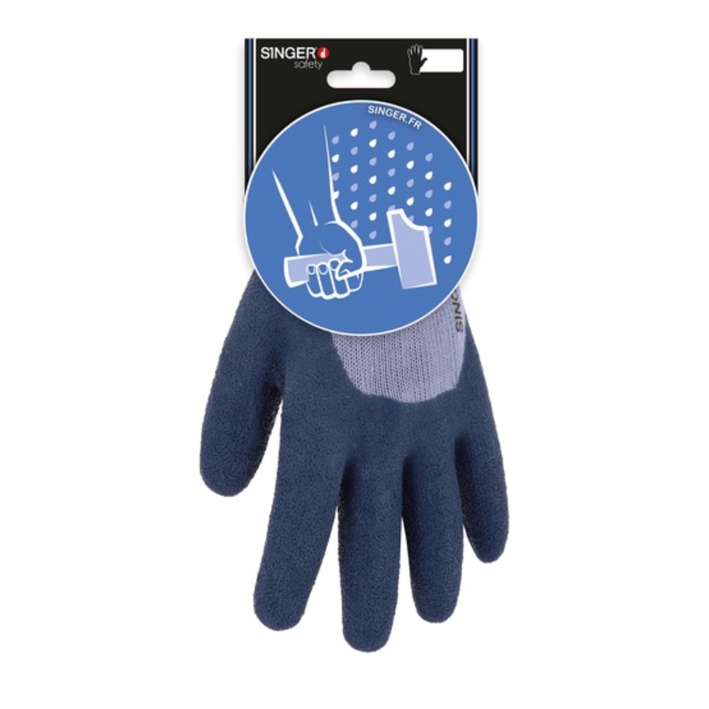 Gant latex Support polyester sans couture- SINGER - CTAC20BL