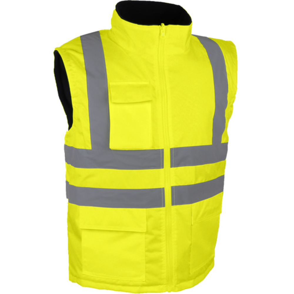 Gilet de signalisation Doublé polaire jaune fluo - SINGER - GANA