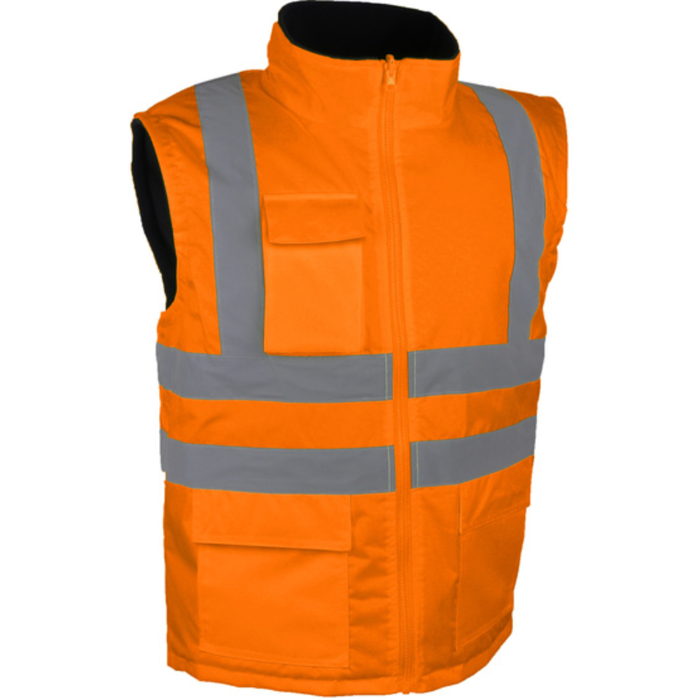 Gilet de signalisation Doublé polaire orange fluo - SINGER - GANO